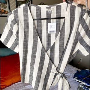 Urban Outfitters wrap shirt